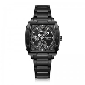 Alexandre Christie AC 6376 Full Black Steel Lady BFBIPBA